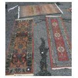 3pcs Machine Rugs, 4ft x 6ft, (2) 27in x 8ft