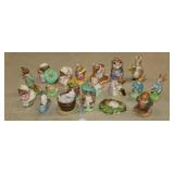19 Different Beswick Beatrix Potter's Figurines
