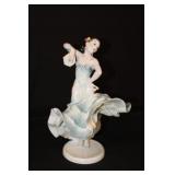 Hutschereuther Dancing Lady w/ tambourine