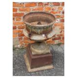 Antique Cast Iron Planter