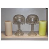Pair of Fairy Lamps w/ Candles