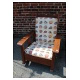 Arts & Craft Oak 2 Cushion Rocker