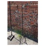 Antique Metal 2 Light Floor Lamp