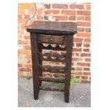 Rustic 1 drawer Wine Table 39' x 21' x 14'