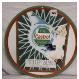 Vintage Metal The Castrol Classic Sign 11.75' dia