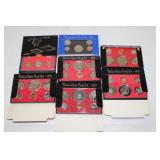7 - US Proof Sets; 1973, 1974, 1975, 1976, 1979,