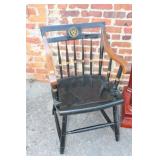 Vintage Harvard college Arm Chair