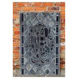Leaded Stain Glass Panel 46in x 29.5in