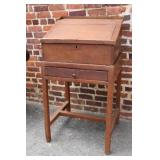 Cherry & Pine Primitive 2 pc. Paymaster Desk