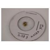 23kt 0.39 gram Alaska Gold Nugget