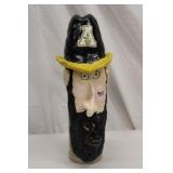 12' tall Happy Appy Pottery Face Jug