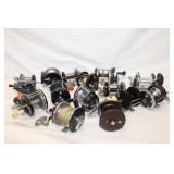 15x Penn/Phluger/ Ocean City reel vintage lot