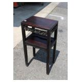 Antique Chinese Elmwood Table w/ Mother of Pearl