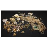 Nice lot of Gold tone Costume Jewelry