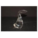 Stueben crystal Swan, approx 5.5' h signed