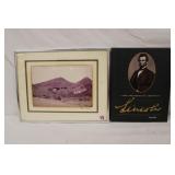 2pc Framed Photography of 'House on the Hill',