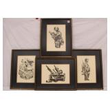 Josef Arens - German War Sketch Art WWII