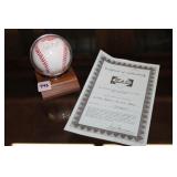 Autographed Wade Boggs World Series 1996 Baseball