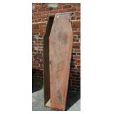 Antique Coffin 73' Tall 20' wide 13' Deep