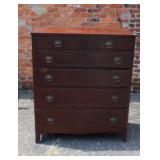 2 and 4 Antique Cherry Chest w/ Drawers