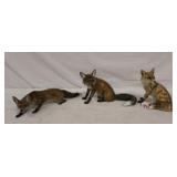 3 Foxes inc. (2) Rosenthal, Hutschenreuther 12'