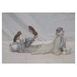 Llardo Porcelain 'Clown Lying Down' Matte Finish