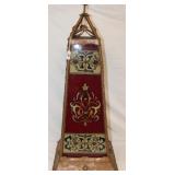 Moorish Style Obelisk Lamp w/ patina copper frame