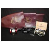 Group of 3 Garcia Ambassadeur Fishing reels