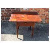 Antique Southern One Drawer Work Table