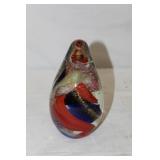 Murano blown glass  Paperweight 6.5' tall