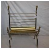 Vintage Italian Maison Jansen style brush steel