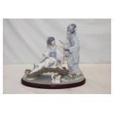 Llardo Porcelain Sculpture 'Springtime in Japan'