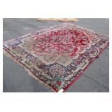 Handmade Carpet Rug 9.5ft x 12.5ft