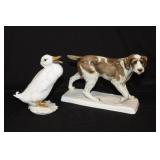 2pc Hutschereuther Pointer 6.25' tall x 9'long