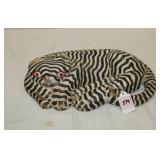 Handpainted Carved Wooden Folk Art Cat