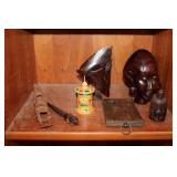 Carved wood Items
