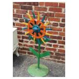 Painted Metal Farm Art