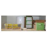 Shelf lot; Bug termination station, sign holder,