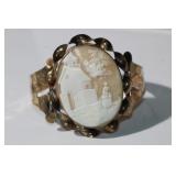 8kt yellow gold Beautiful Antique Cameo Bracelet