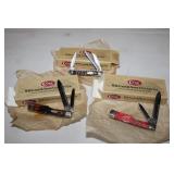 3pc Case Knives; new in box; 6215SSM RD APP,