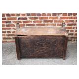Early 19th Century Carved Trunk