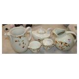 4pc Vintage Hall's Autumn Leaf pattern ;