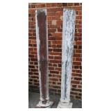 Pair of Antique Wood Collums 67' Tall