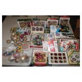Large Lot of Vintage Christmas Ornaments