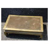 Low Brass Chinese Table