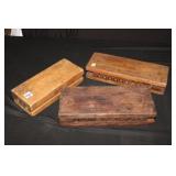 3pc Cigar Molds 10' double mold, 2 - 10 each
