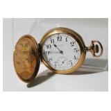 Waltha Railroad Grade Pocket Watch in keystone