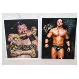 2 signed Wrestling Photo's 'Big Time' & 'The Beast