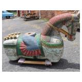 Antique Carved/painted horse spanish