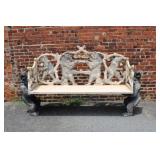 Wood And Fiberglass bear bench